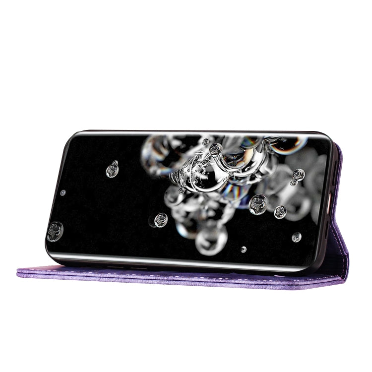Butterfly Cat Embossing Flip Leather Phone Case, For Samsung Galaxy S20 Ultra, For Samsung Galaxy S20, For Samsung Galaxy S20+, For Samsung Galaxy A71 4G, For Samsung Galaxy A51 4G, For Samsung Galaxy S10+, For Samsung Galaxy S10