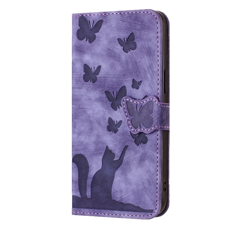 Butterfly Cat Embossing Flip Leather Phone Case, For Samsung Galaxy A55, For Samsung Galaxy A35, For Samsung Galaxy S24 Ultra 5G, For Samsung Galaxy S24+ 5G, For Samsung Galaxy S24 5G, For Samsung Galaxy A15, For Samsung Galaxy A05s                    ...