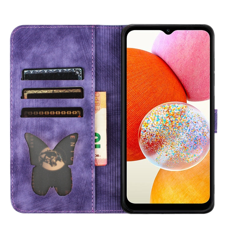Butterfly Cat Embossing Flip Leather Phone Case, For Samsung Galaxy A24 4G, For Samsung Galaxy A23 / M13 4G, For Samsung Galaxy A14 4G / 5G, For Samsung Galaxy A34 5G, For Samsung Galaxy A54 5G, For Samsung Galaxy S23 Ultra 5G, For Samsung Galaxy S23+ ...