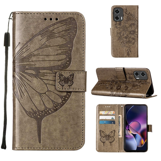 Embossed Butterfly Leather Phone Case, For Motorola Moto G Stylus 5G 2024, For Motorola Moto G04 4G / G24 4G, For Motorola Moto G34, For Motorola Moto G Play 4G 2024, For Motorola Moto G Play 5G 2024, For Motorola Moto G Power 5G 2024