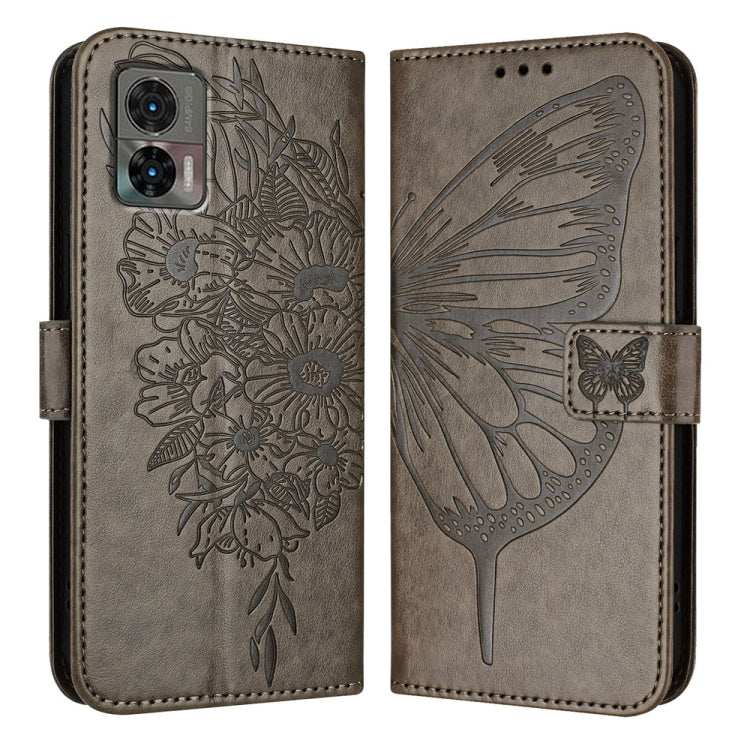 Embossed Butterfly Leather Phone Case, For Motorola Moto G Power 2023, For Motorola Edge 30 Neo, For Motorola Edge 2022 / Edge+ 5G UW 2022