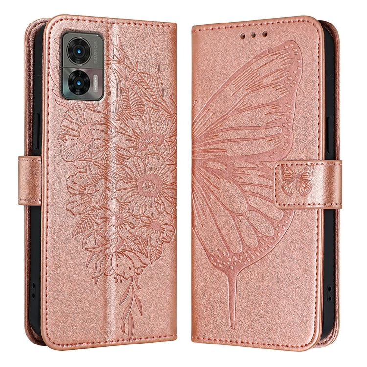 Embossed Butterfly Leather Phone Case, For Motorola Moto G Power 2023, For Motorola Edge 30 Neo, For Motorola Edge 2022 / Edge+ 5G UW 2022