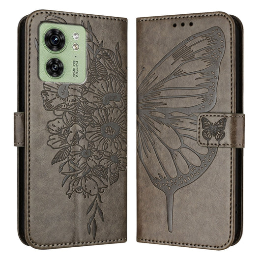 Embossed Butterfly Leather Phone Case, For Motorola Edge 40 5G Global/Edge 2023 US, For Motorola Moto G84, For Motorola Moto G54, For Motorola Edge 40 Neo, For Motorola Moto G14, For Motorola Moto G Stylus 4G 2023