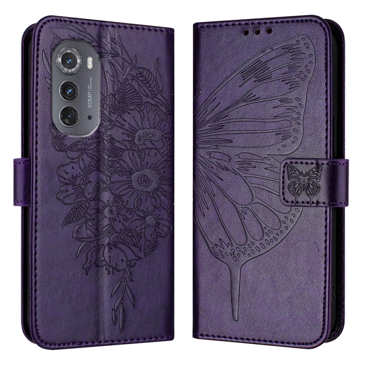 Embossed Butterfly Leather Phone Case, For Motorola Moto G Power 2023, For Motorola Edge 30 Neo, For Motorola Edge 2022 / Edge+ 5G UW 2022