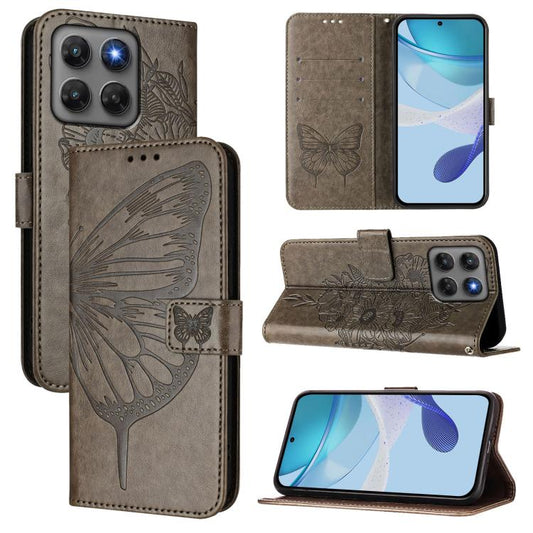 Embossed Butterfly Leather Phone Case, For Motorola Moto G37 / G37 Power / G47 5G, For Motorola Moto G87 / G67 / G77 5G, For Motorola Edge 70 Pro 5G, For Motorola Moto G17 4G / G17 Power 4G, For Motorola Signature 5G, For Motorola Moto G67 Power 5G Global