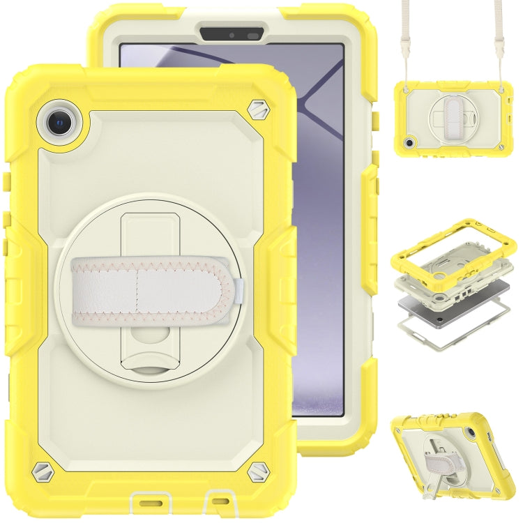 Silicone + PC Tablet Case with Shoulder Strap, For Samsung Galaxy Tab A9+/Tab A11+, For Samsung Galaxy Tab A9 / Tab A11