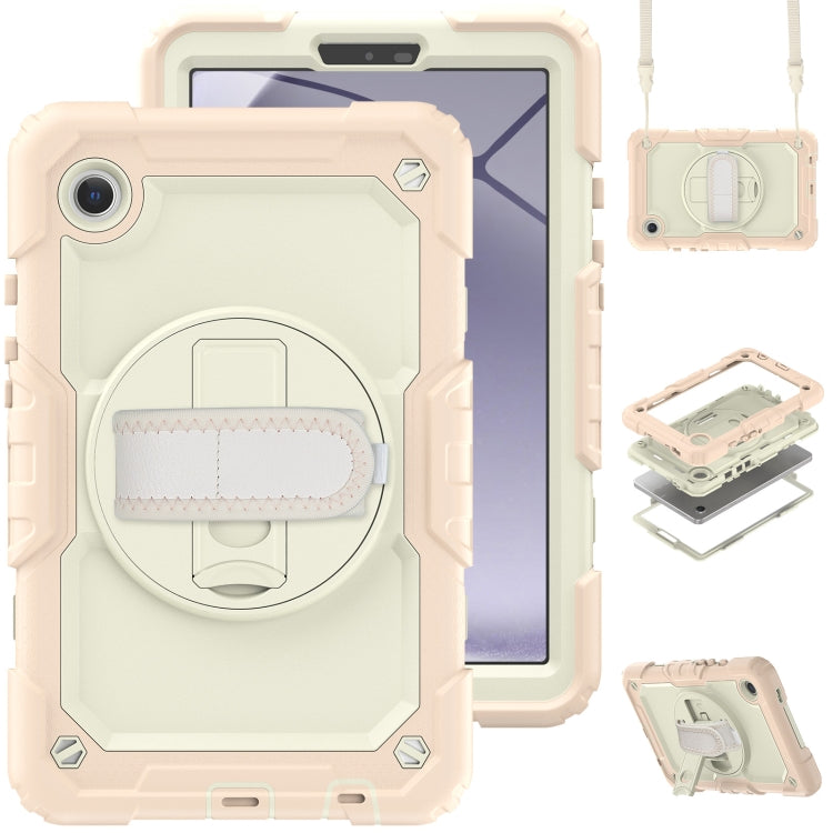 Silicone + PC Tablet Case with Shoulder Strap, For Samsung Galaxy Tab A9+/Tab A11+, For Samsung Galaxy Tab A9 / Tab A11