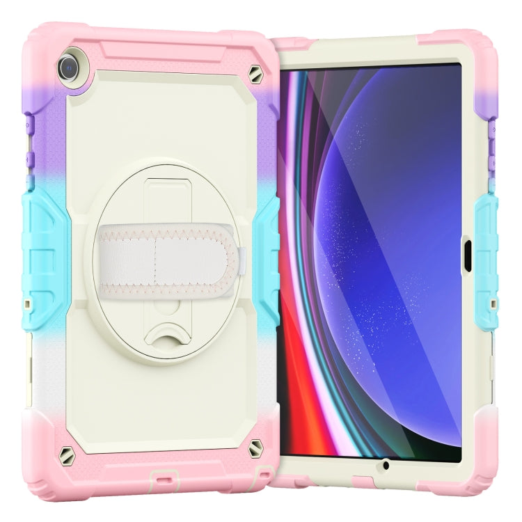 Silicone + PC Tablet Case with Shoulder Strap, For Samsung Galaxy Tab A9+/Tab A11+, For Samsung Galaxy Tab A9 / Tab A11