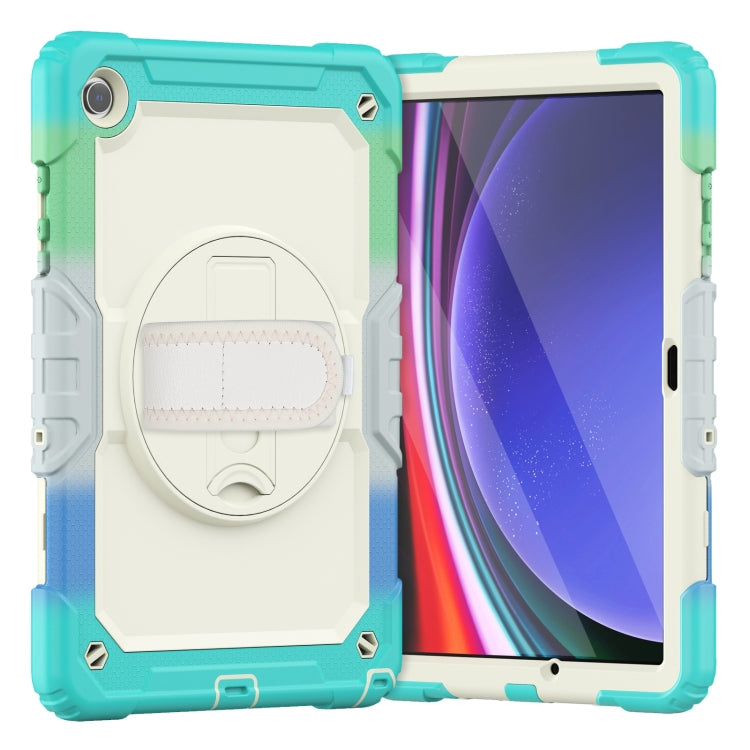 Silicone + PC Tablet Case with Shoulder Strap, For Samsung Galaxy Tab A9+/Tab A11+, For Samsung Galaxy Tab A9 / Tab A11