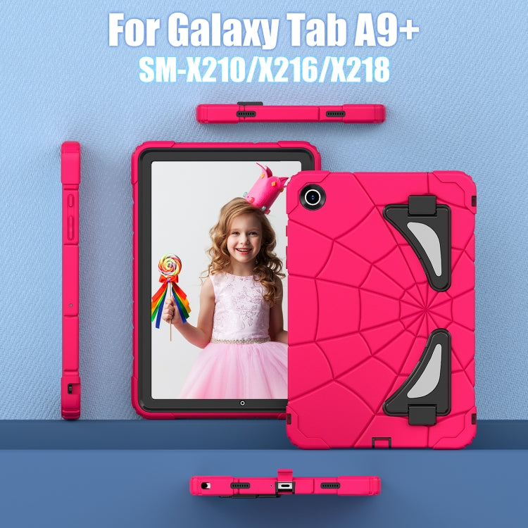 Spider Silicone Hybrid PC Shockproof Tablet Case, For Samsung Galaxy Tab A11+ / A9+, For Samsung Galaxy Tab A11, For Samsung Galaxy S9 FE / S8 / S7, For Samsung Galaxy Tab A9