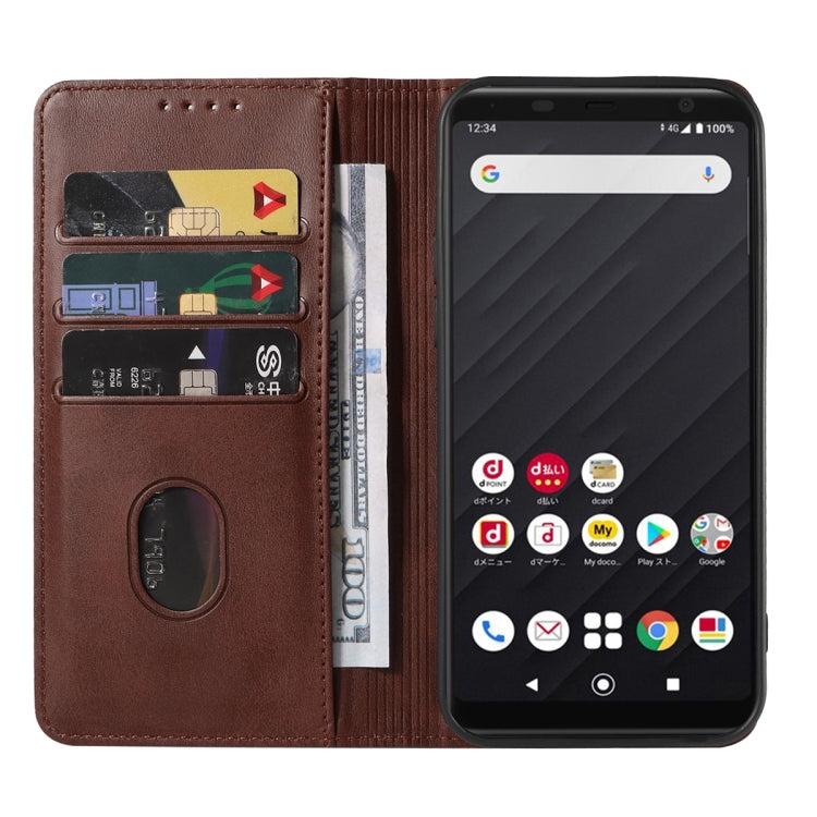 Magnetic Closure Leather Phone Case, For Fujitsu Arrows Be4 Plus/F-41B/BZ02, For Fujitsu Arrows NX9 / F-52B, For Fujitsu Arrows U 801FJ