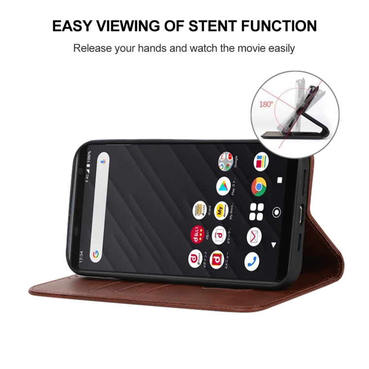 Magnetic Closure Leather Phone Case, For Fujitsu Arrows Be4 Plus/F-41B/BZ02, For Fujitsu Arrows NX9 / F-52B, For Fujitsu Arrows U 801FJ