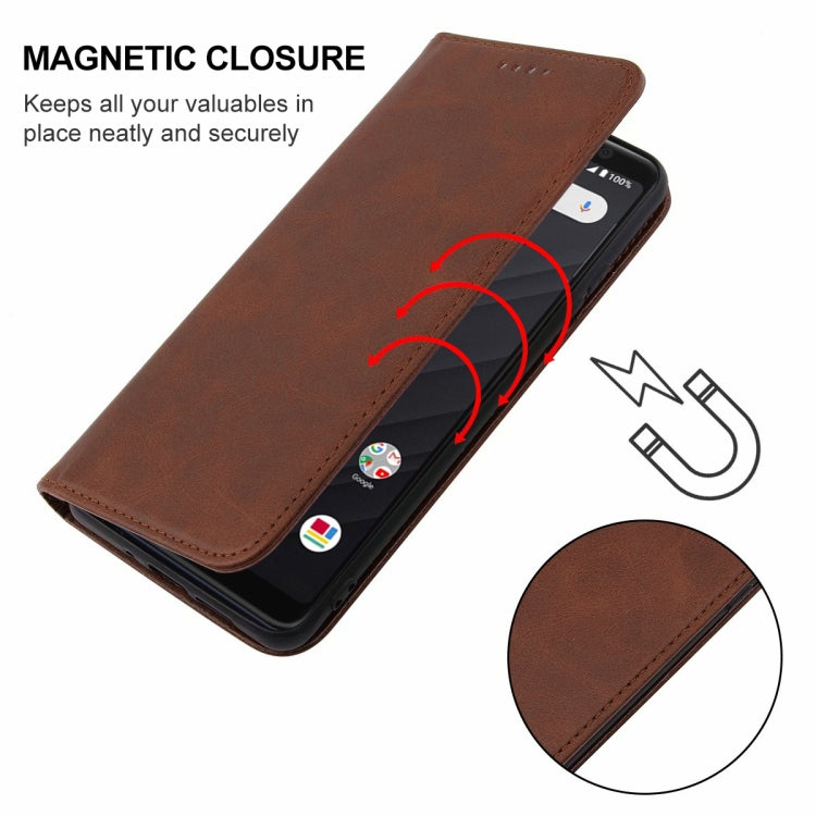 Magnetic Closure Leather Phone Case, For Fujitsu Arrows Be4 Plus/F-41B/BZ02, For Fujitsu Arrows NX9 / F-52B, For Fujitsu Arrows U 801FJ