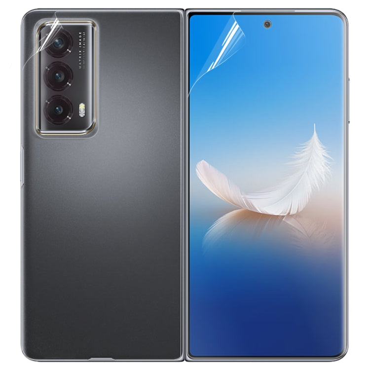 Full Screen Protector Explosion-proof Front + Back Screen Hydrogel Film, For Honor Magic Vs2 / V2
