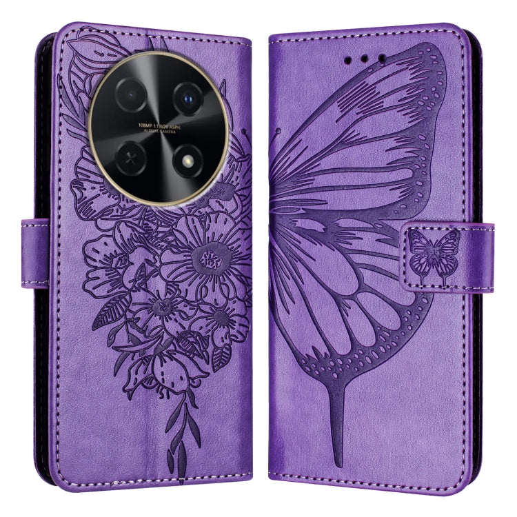 Embossed Butterfly Leather Phone Case, For Huawei nova 14 Ultra 5G, For Huawei nova 14 Pro 5G, For Huawei nova 14 5G, For Huawei Nova 13 Pro, For Huawei Nova 13 / Nova 12, For Huawei Nova 12i 4G Global