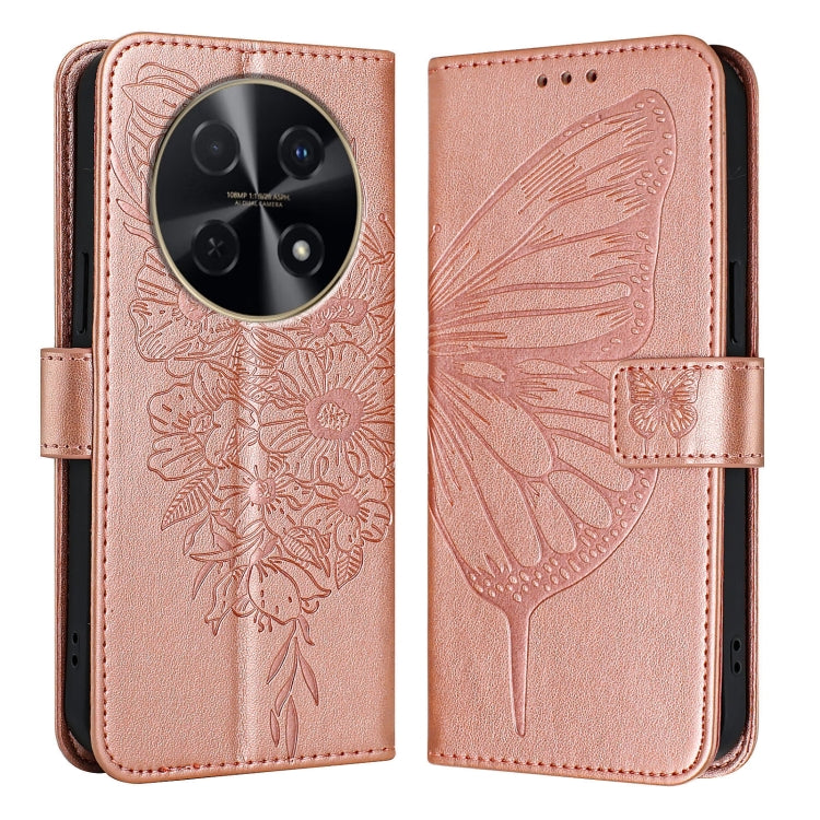 Embossed Butterfly Leather Phone Case, For Huawei nova 14 Ultra 5G, For Huawei nova 14 Pro 5G, For Huawei nova 14 5G, For Huawei Nova 13 Pro, For Huawei Nova 13 / Nova 12, For Huawei Nova 12i 4G Global