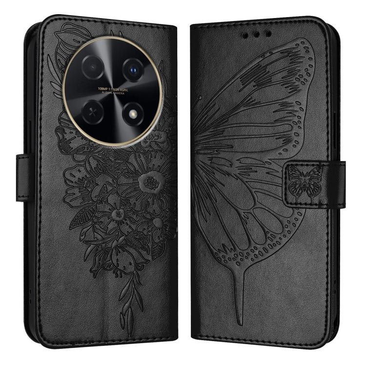 Embossed Butterfly Leather Phone Case, For Huawei nova 14 Ultra 5G, For Huawei nova 14 Pro 5G, For Huawei nova 14 5G, For Huawei Nova 13 Pro, For Huawei Nova 13 / Nova 12, For Huawei Nova 12i 4G Global