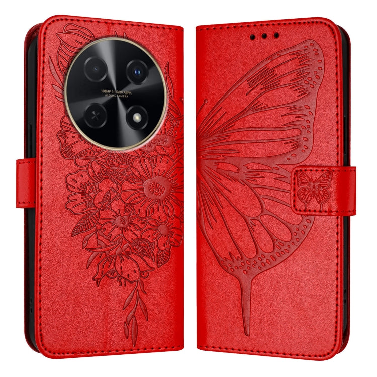 Embossed Butterfly Leather Phone Case, For Huawei nova 14 Ultra 5G, For Huawei nova 14 Pro 5G, For Huawei nova 14 5G, For Huawei Nova 13 Pro, For Huawei Nova 13 / Nova 12, For Huawei Nova 12i 4G Global