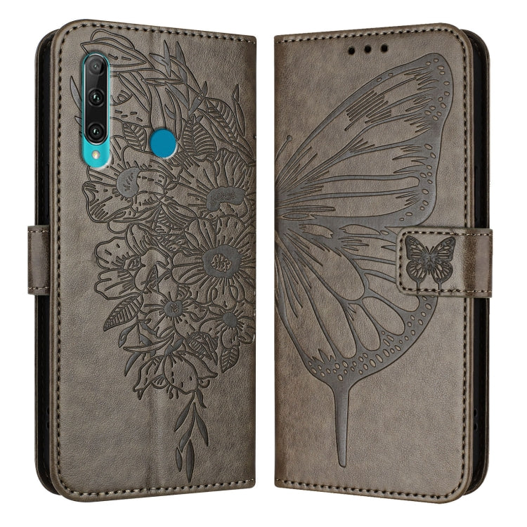 Embossed Butterfly Leather Phone Case, For Huawei P40 Lite 4G / Nova 6 SE, For Huawei P40 Pro, For Huawei P40, For Huawei Enjoy 9s/P Smart/P Smart+ 2019, For Huawei P30 Lite / Nova 4e, For Huawei P30 Pro