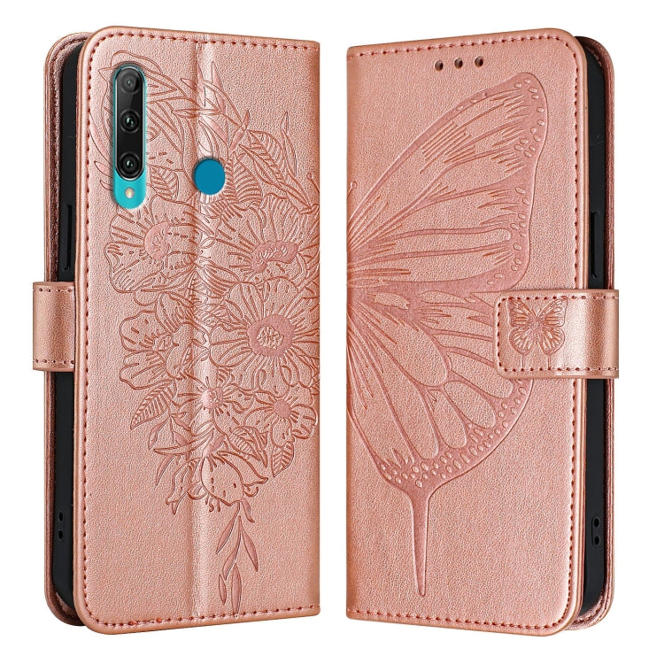 Embossed Butterfly Leather Phone Case, For Huawei P40 Lite 4G / Nova 6 SE, For Huawei P40 Pro, For Huawei P40, For Huawei Enjoy 9s/P Smart/P Smart+ 2019, For Huawei P30 Lite / Nova 4e, For Huawei P30 Pro
