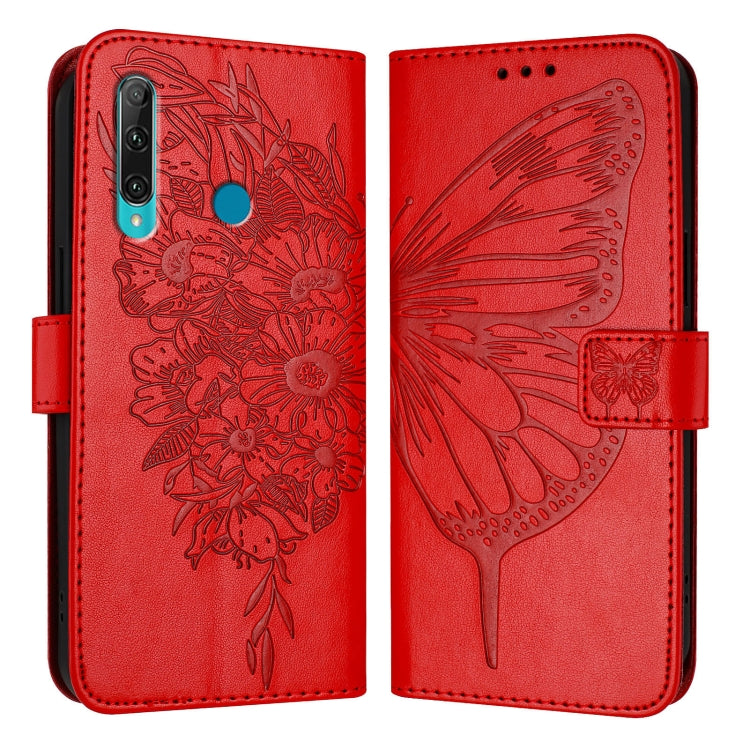 Embossed Butterfly Leather Phone Case, For Huawei P40 Lite 4G / Nova 6 SE, For Huawei P40 Pro, For Huawei P40, For Huawei Enjoy 9s/P Smart/P Smart+ 2019, For Huawei P30 Lite / Nova 4e, For Huawei P30 Pro