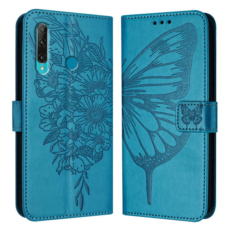 Embossed Butterfly Leather Phone Case, For Huawei P40 Lite 4G / Nova 6 SE, For Huawei P40 Pro, For Huawei P40, For Huawei Enjoy 9s/P Smart/P Smart+ 2019, For Huawei P30 Lite / Nova 4e, For Huawei P30 Pro