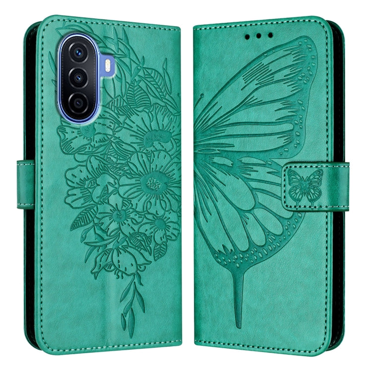Embossed Butterfly Leather Phone Case, For Huawei P60 / P60 Pro, For Huawei Enjoy 50 Pro 4G / Nova Y90, For Huawei Enjoy 50 4G / Nova Y70 Plus, For Huawei P50 Pro, For Huawei P50, For Huawei Enjoy 20 SE/Y7a 4G/P Smart 2021
