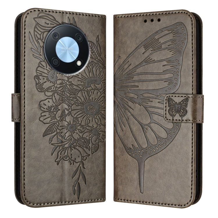 Embossed Butterfly Leather Phone Case, For Huawei P60 / P60 Pro, For Huawei Enjoy 50 Pro 4G / Nova Y90, For Huawei Enjoy 50 4G / Nova Y70 Plus, For Huawei P50 Pro, For Huawei P50, For Huawei Enjoy 20 SE/Y7a 4G/P Smart 2021