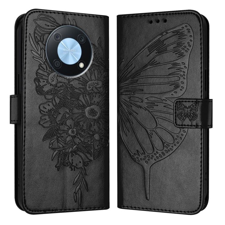 Embossed Butterfly Leather Phone Case, For Huawei P60 / P60 Pro, For Huawei Enjoy 50 Pro 4G / Nova Y90, For Huawei Enjoy 50 4G / Nova Y70 Plus, For Huawei P50 Pro, For Huawei P50, For Huawei Enjoy 20 SE/Y7a 4G/P Smart 2021