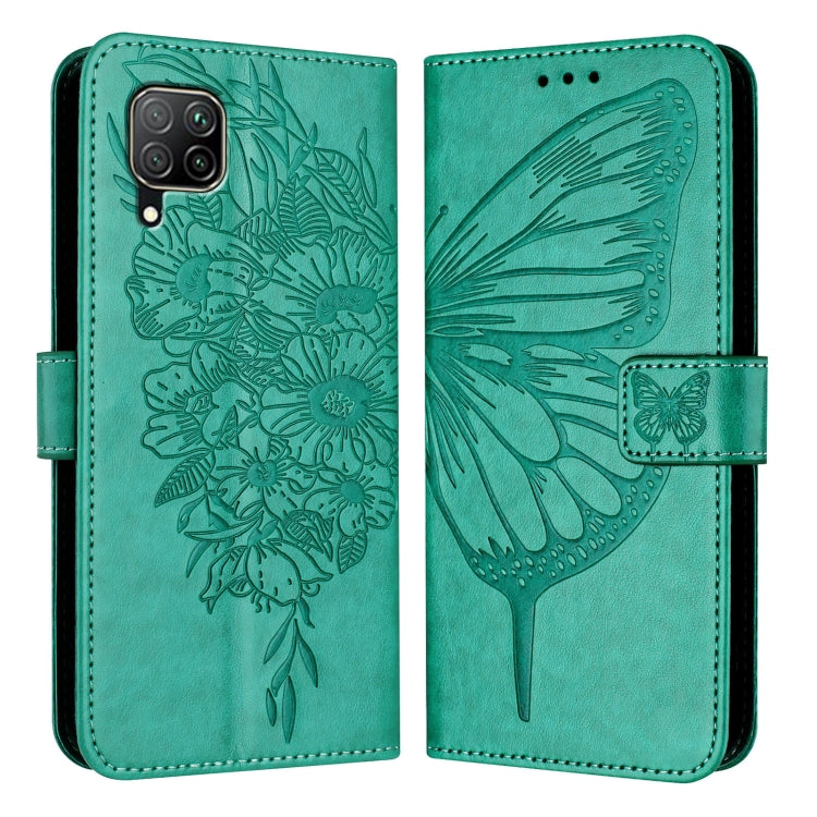 Embossed Butterfly Leather Phone Case, For Huawei P40 Lite 4G / Nova 6 SE, For Huawei P40 Pro, For Huawei P40, For Huawei Enjoy 9s/P Smart/P Smart+ 2019, For Huawei P30 Lite / Nova 4e, For Huawei P30 Pro