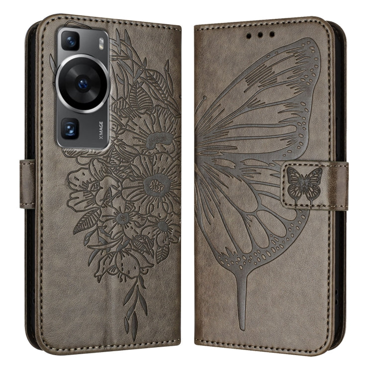 Embossed Butterfly Leather Phone Case, For Huawei P60 / P60 Pro, For Huawei Enjoy 50 Pro 4G / Nova Y90, For Huawei Enjoy 50 4G / Nova Y70 Plus, For Huawei P50 Pro, For Huawei P50, For Huawei Enjoy 20 SE/Y7a 4G/P Smart 2021