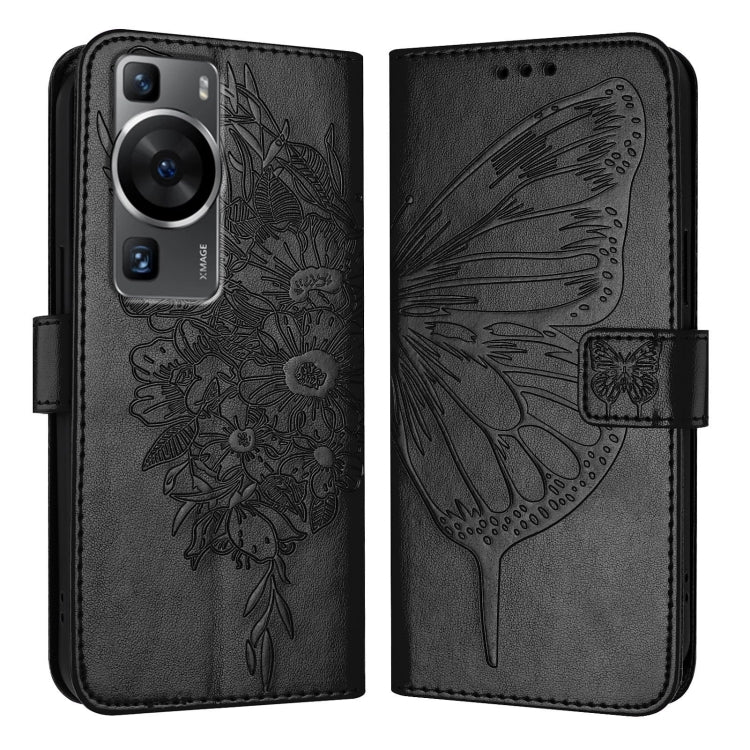 Embossed Butterfly Leather Phone Case, For Huawei P60 / P60 Pro, For Huawei Enjoy 50 Pro 4G / Nova Y90, For Huawei Enjoy 50 4G / Nova Y70 Plus, For Huawei P50 Pro, For Huawei P50, For Huawei Enjoy 20 SE/Y7a 4G/P Smart 2021