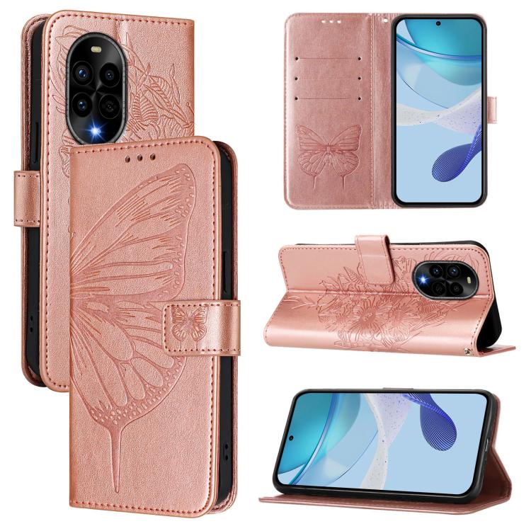 Embossed Butterfly Leather Phone Case, For Huawei nova 14 Ultra 5G, For Huawei nova 14 Pro 5G, For Huawei nova 14 5G, For Huawei Nova 13 Pro, For Huawei Nova 13 / Nova 12, For Huawei Nova 12i 4G Global