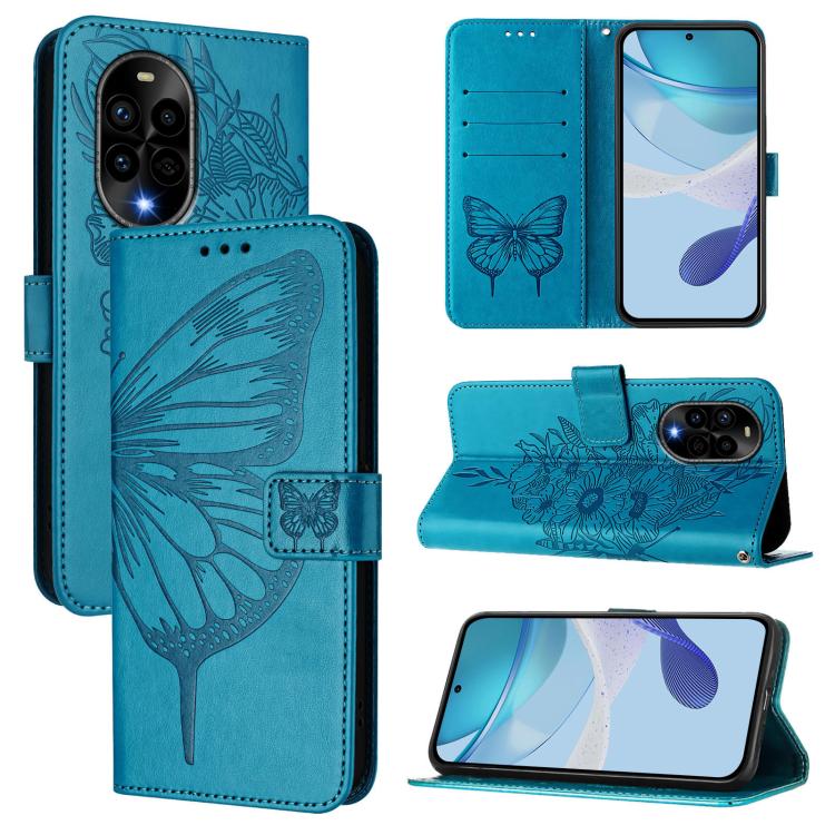 Embossed Butterfly Leather Phone Case, For Huawei nova 14 Ultra 5G, For Huawei nova 14 Pro 5G, For Huawei nova 14 5G, For Huawei Nova 13 Pro, For Huawei Nova 13 / Nova 12, For Huawei Nova 12i 4G Global