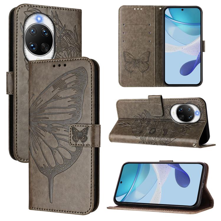 Embossed Butterfly Leather Phone Case, For Huawei nova 14 Ultra 5G, For Huawei nova 14 Pro 5G, For Huawei nova 14 5G, For Huawei Nova 13 Pro, For Huawei Nova 13 / Nova 12, For Huawei Nova 12i 4G Global