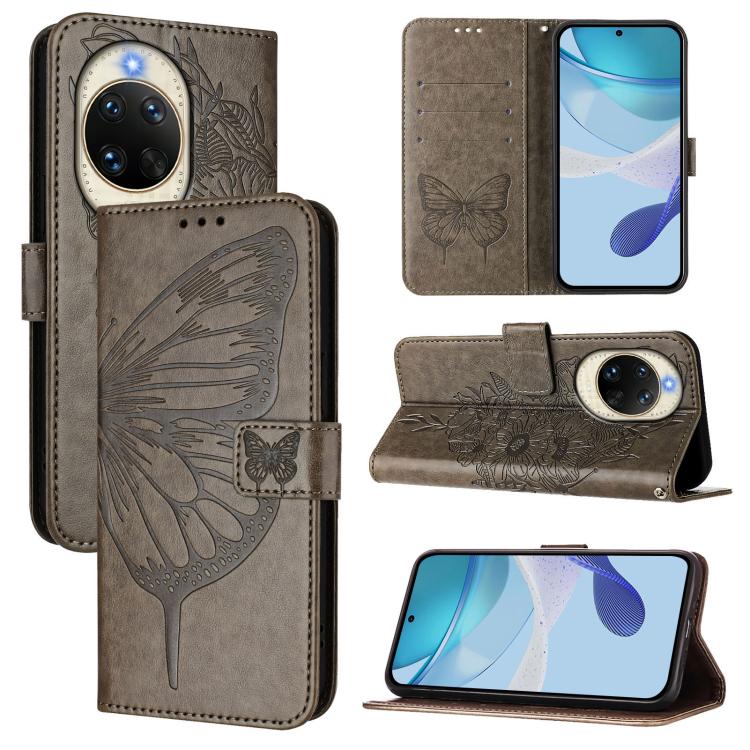 Embossed Butterfly Leather Phone Case, For Huawei nova 14 Ultra 5G, For Huawei nova 14 Pro 5G, For Huawei nova 14 5G, For Huawei Nova 13 Pro, For Huawei Nova 13 / Nova 12, For Huawei Nova 12i 4G Global