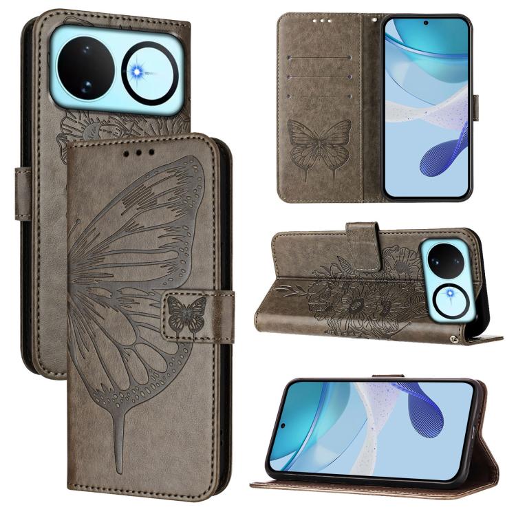 Embossed Butterfly Leather Phone Case, For Huawei nova 14 Lite 5G / nova 15 / 16z, For Huawei nova 16 5G, For Huawei Pura 90 Pro Max 5G, For Huawei Pura 90 Pro 5G, For Huawei Mate 70 Air 5G, For Huawei Enjoy 80s 4G