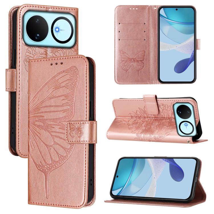 Embossed Butterfly Leather Phone Case, For Huawei nova 14 Lite 5G / nova 15 / 16z, For Huawei nova 16 5G, For Huawei Pura 90 Pro Max 5G, For Huawei Pura 90 Pro 5G, For Huawei Mate 70 Air 5G, For Huawei Enjoy 80s 4G