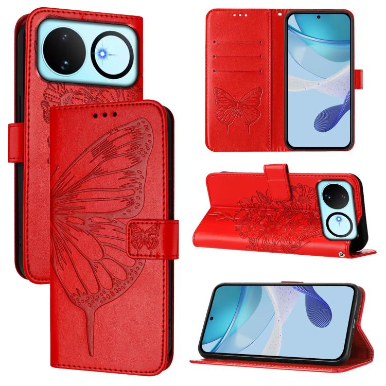 Embossed Butterfly Leather Phone Case, For Huawei nova 14 Lite 5G / nova 15 / 16z, For Huawei nova 16 5G, For Huawei Pura 90 Pro Max 5G, For Huawei Pura 90 Pro 5G, For Huawei Mate 70 Air 5G, For Huawei Enjoy 80s 4G