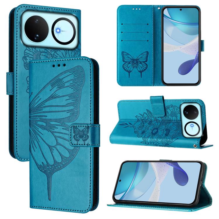 Embossed Butterfly Leather Phone Case, For Huawei nova 14 Lite 5G / nova 15 / 16z, For Huawei nova 16 5G, For Huawei Pura 90 Pro Max 5G, For Huawei Pura 90 Pro 5G, For Huawei Mate 70 Air 5G, For Huawei Enjoy 80s 4G