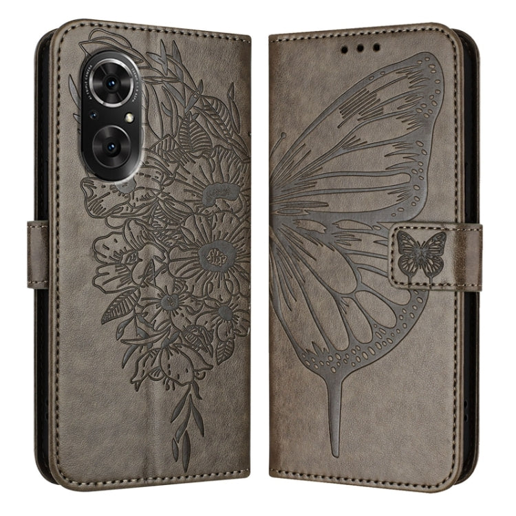 Embossed Butterfly Leather Phone Case, For Honor 50 SE / Huawei Nova 9 SE, For Honor 20 / 20 Pro / 20S, For Honor 9X Global / Huawei P Smart Z