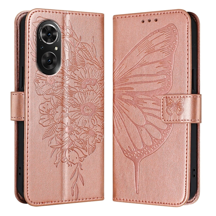 Embossed Butterfly Leather Phone Case, For Honor 50 SE / Huawei Nova 9 SE, For Honor 20 / 20 Pro / 20S, For Honor 9X Global / Huawei P Smart Z