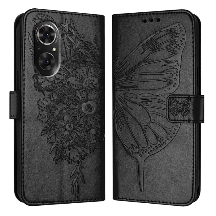 Embossed Butterfly Leather Phone Case, For Honor 50 SE / Huawei Nova 9 SE, For Honor 20 / 20 Pro / 20S, For Honor 9X Global / Huawei P Smart Z