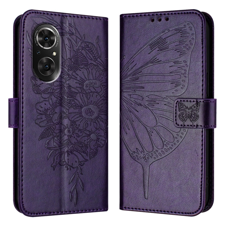 Embossed Butterfly Leather Phone Case, For Honor 50 SE / Huawei Nova 9 SE, For Honor 20 / 20 Pro / 20S, For Honor 9X Global / Huawei P Smart Z