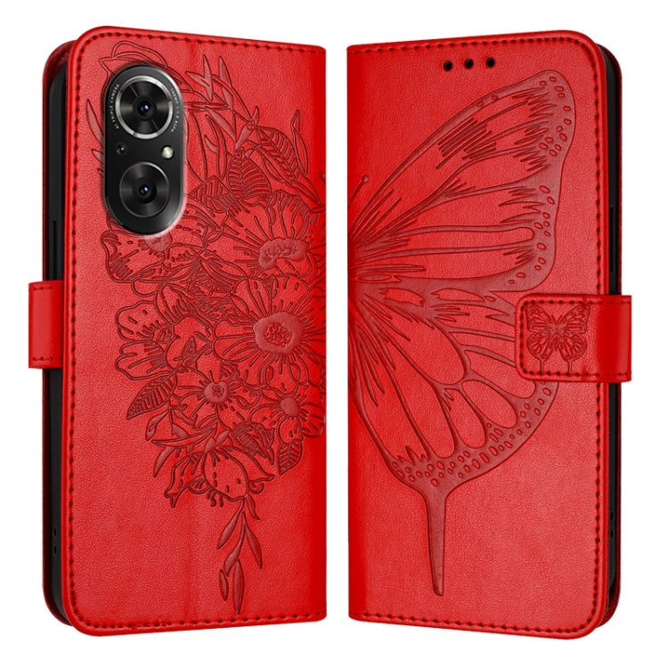 Embossed Butterfly Leather Phone Case, For Honor 50 SE / Huawei Nova 9 SE, For Honor 20 / 20 Pro / 20S, For Honor 9X Global / Huawei P Smart Z