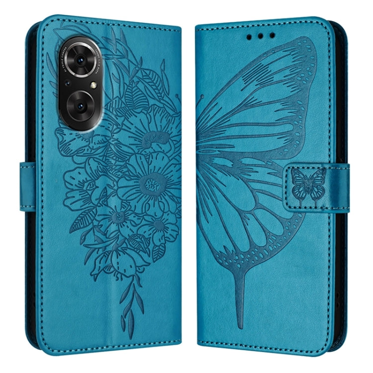 Embossed Butterfly Leather Phone Case, For Honor 50 SE / Huawei Nova 9 SE, For Honor 20 / 20 Pro / 20S, For Honor 9X Global / Huawei P Smart Z