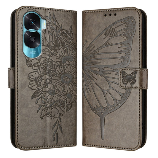 Embossed Butterfly Leather Phone Case, For Honor 90 Lite / X50i, For Honor 90 Pro, For Honor 90, For Honor X7a / Play7T 5G, For Honor Magic5 Pro, For Honor X40 / X9a / Magic5 Lite