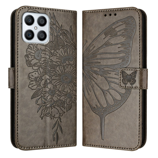 Embossed Butterfly Leather Phone Case, For Honor X8 4G / X30i / Play6T Pro, For Honor 60 SE, For Honor 60 Pro, For Honor 60, For Honor 50 Lite / Huawei Nova 8i, For Honor 50 Pro / Huawei Nova 9 Pro