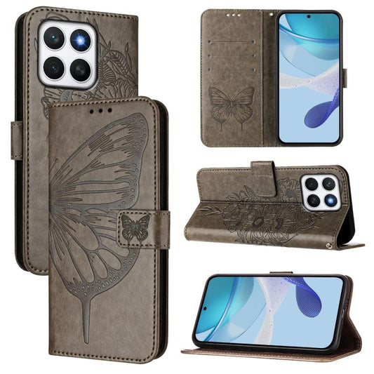 Embossed Butterfly Leather Phone Case, For Honor X8C 4G Global, For Honor GT, For Honor X9C Smart Global, For Honor 300 Pro / 300 Ultra, For Honor 300, For Honor X9C 5G Global