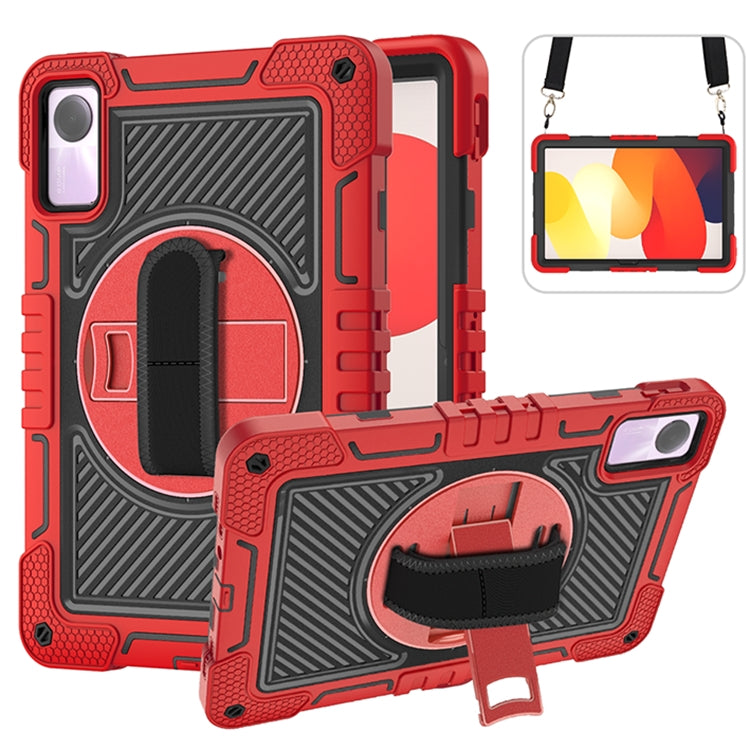 360 Degree Rotation PC Contrast Silicone Tablet Case, For Xiaomi Redmi Pad 2 SE 9.7 2026, For Xiaomi Redmi Pad 2, For Xiaomi Pad 7 / 7 Pro, For Redmi Pad SE 8.7 4G, For Xiaomi Redmi Pad SE, For Xiaomi Pad 6